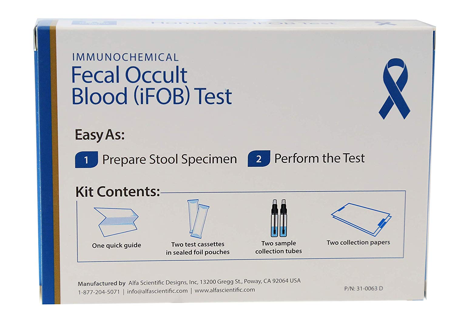 Instant-view® iFOB At-Home Screening Test (2 pack) - Rapid One Step Test