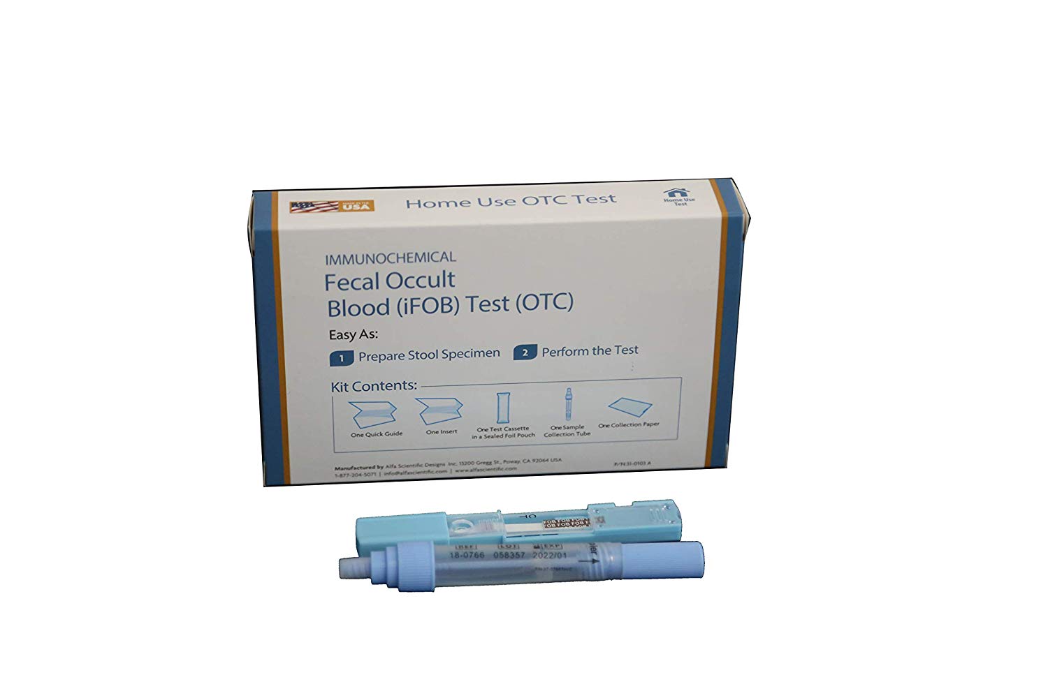 Instant-view® PLUS immunochemical Fecal Occult Blood (iFOB) Home Test - Rapid One Step Test