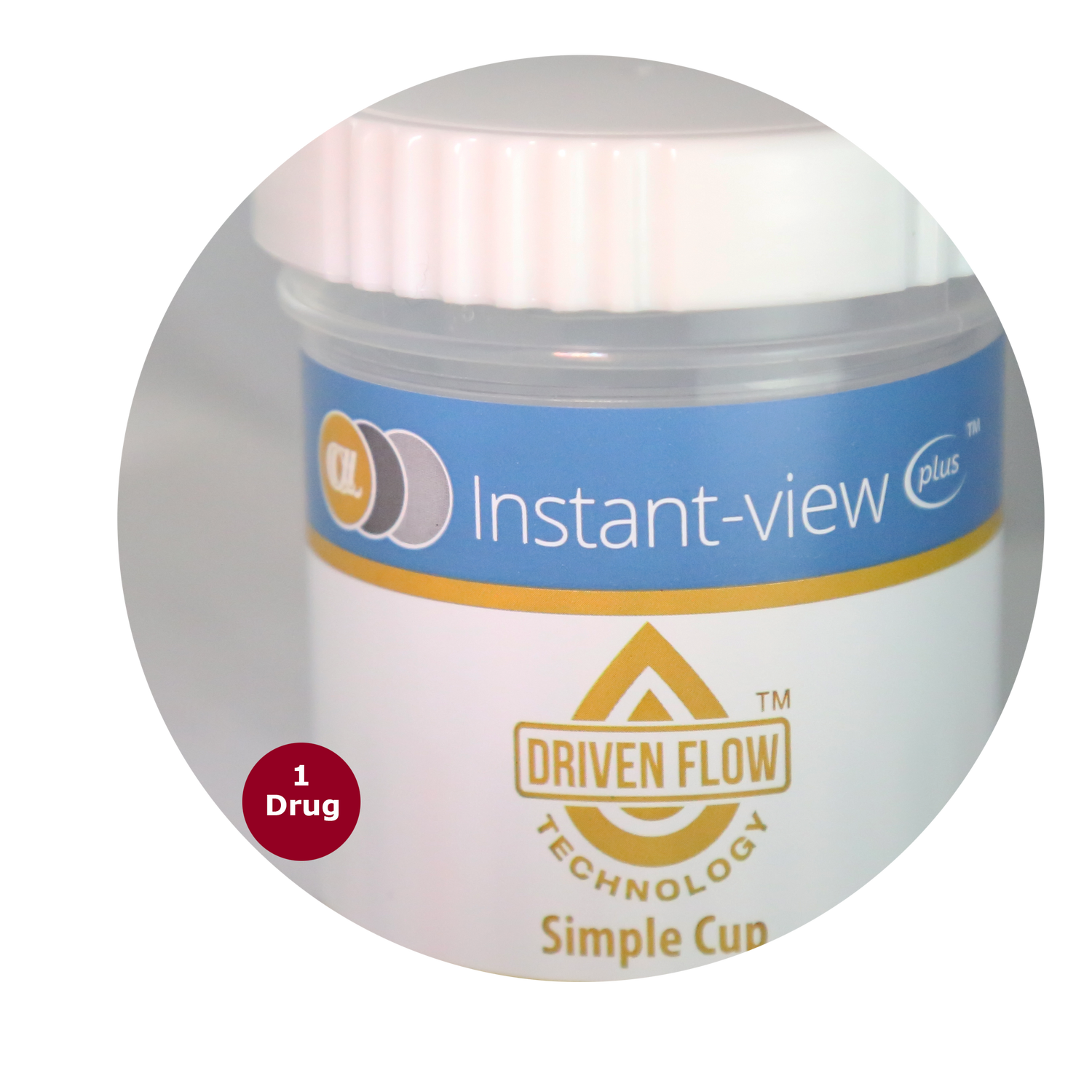 Instant-view® PLUS Simple Cup THC Home Test - Rapid One Step Test